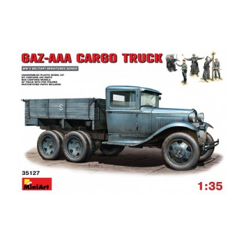 GAZ AAA Soviet Cargo Truck - German version + 5 Figures